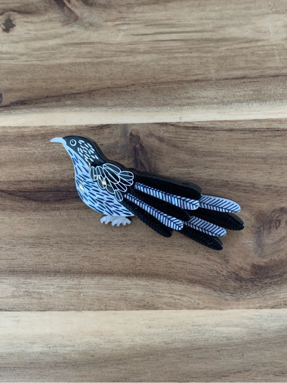 Erstwilder Booming Bloom Lover Brooch bird pin NWOT